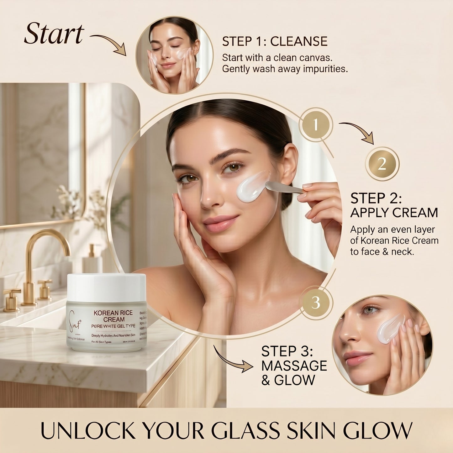 Charlotte Rice Hydrating Cream