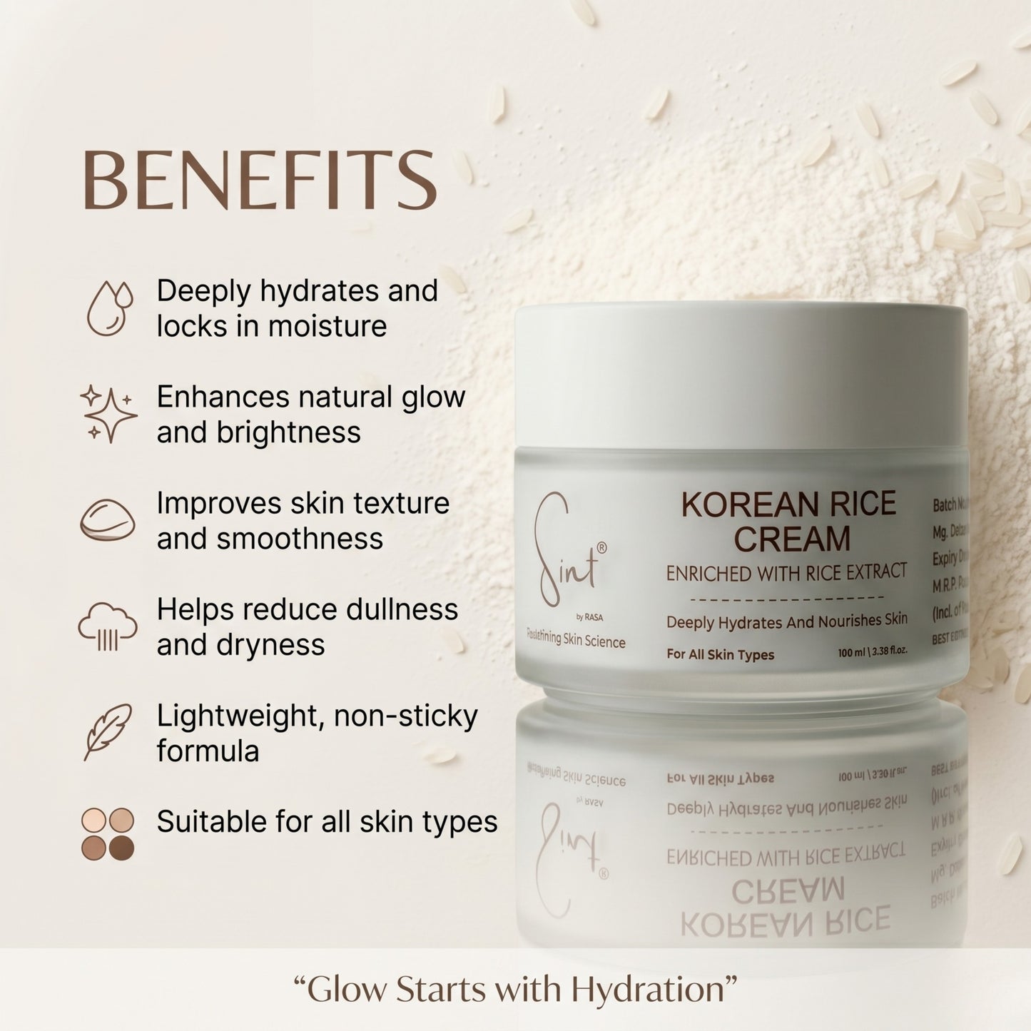Charlotte Rice Hydrating Cream